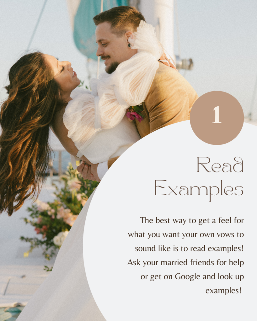 Read Personal Wedding Vows Examples
