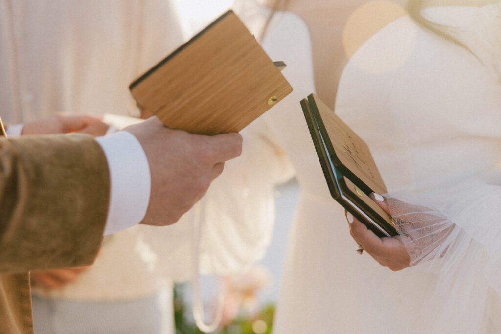 His and Hers Wedding Vow books for Personal Wedding Vows