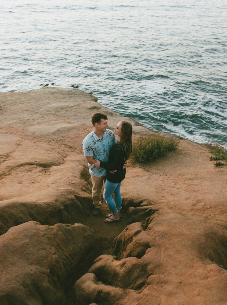 Sunset Cliffs couples session in san diego