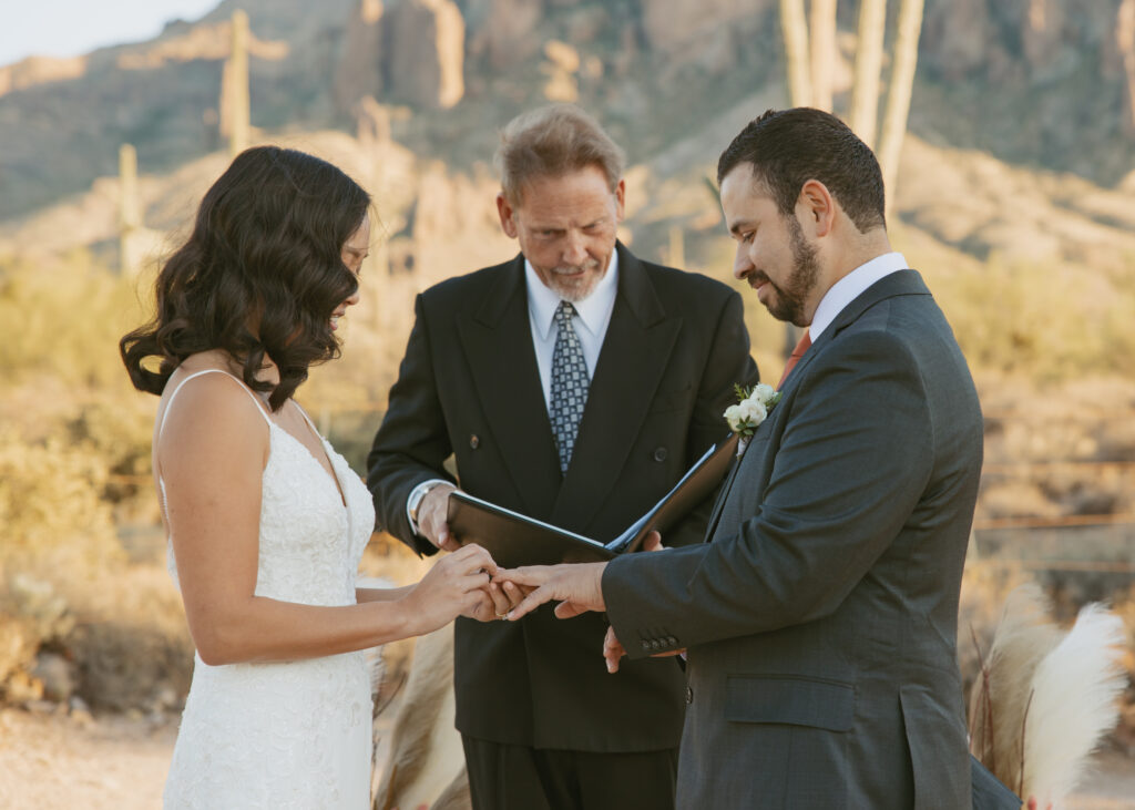 Micro Wedding Photography at the Superstition Mountains