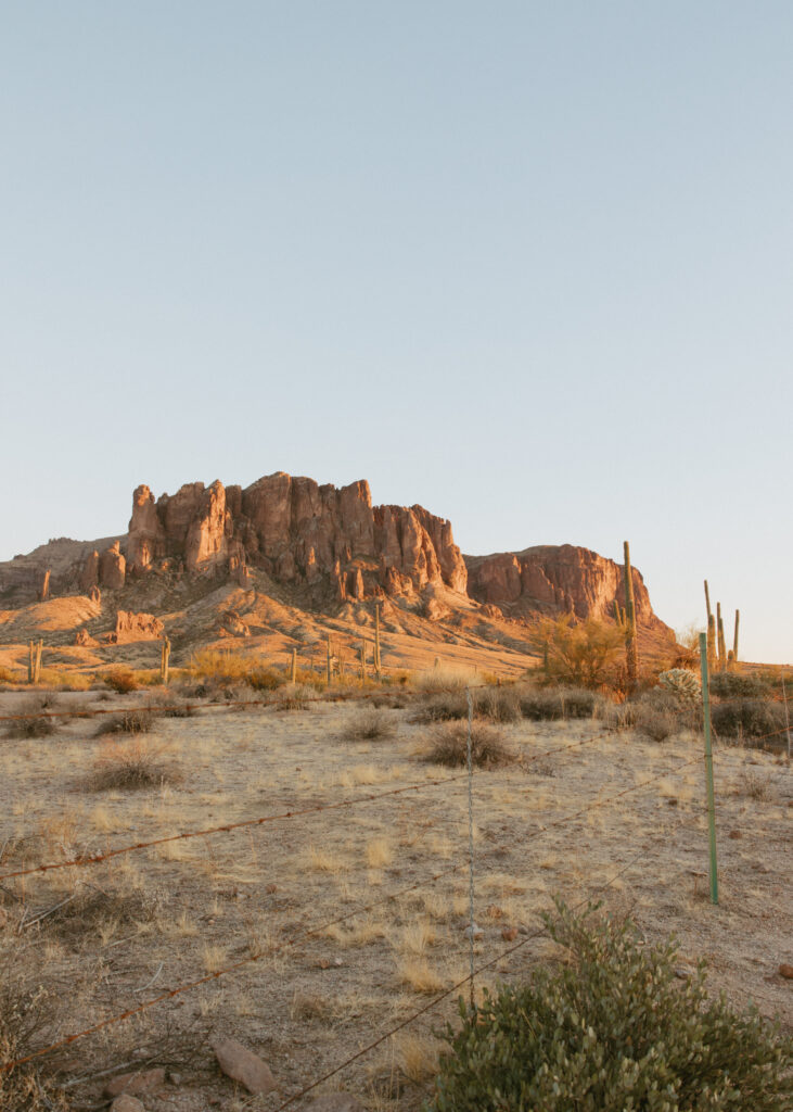 Superstition Mountains at Lost Dutchman State Park